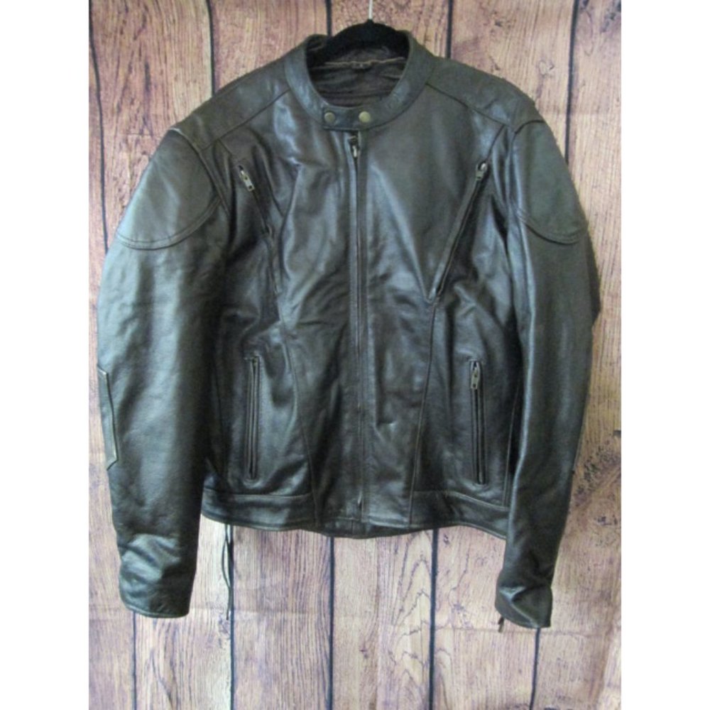 Xelement Retro Live to Ride motorcyle jacket LARGE - Picture 2 of 6